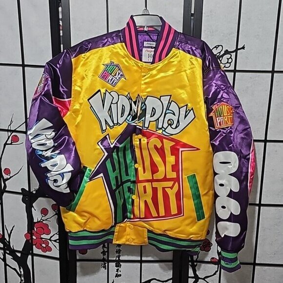 Kid 'n Play House Party Satin Jacket Coat 2XL New - Picture 3 of 9